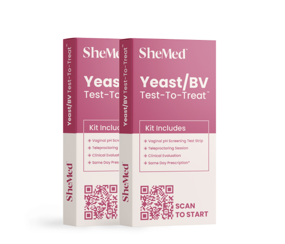 SheMed’s Test-To-Treat® 2-Pack Yeast Infection Kit