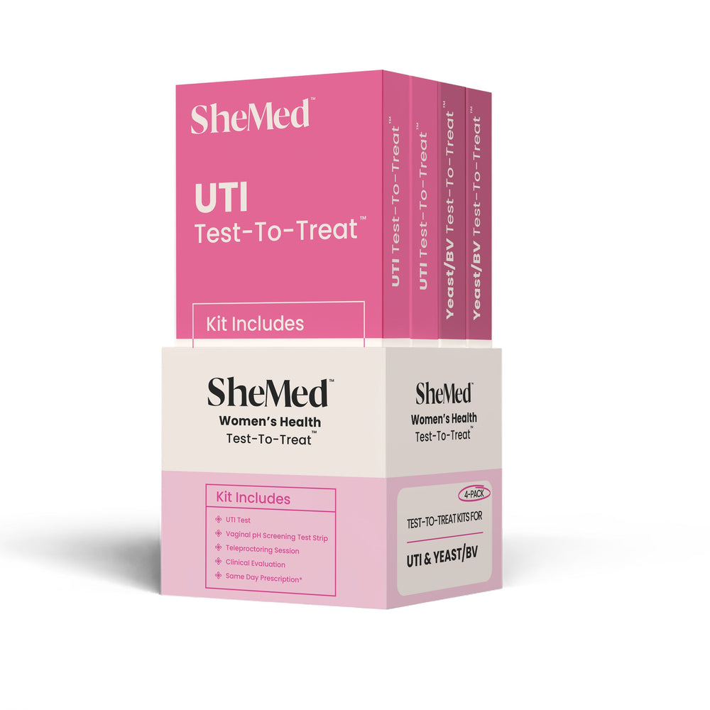 
                  
                    SheMed’s Women’s Health Test-To-Treat® Bundle 4-Pack
                  
                