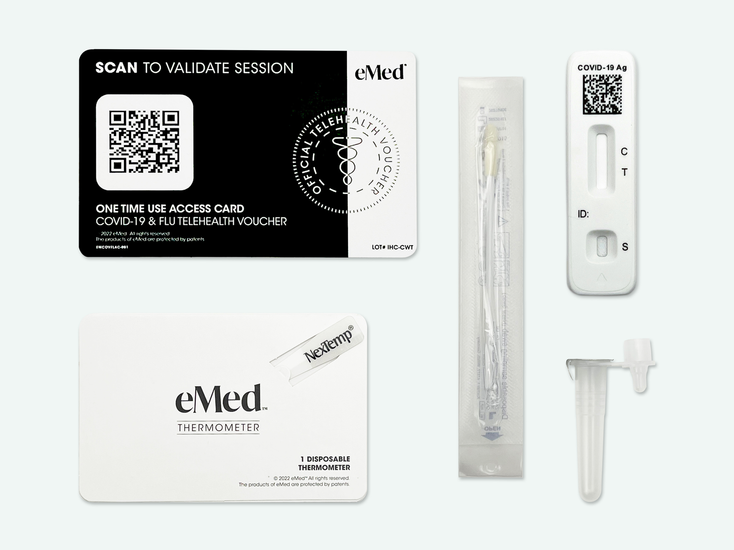 
                  
                    eMed®  FLU+COVID Telehealth Kit™
                  
                